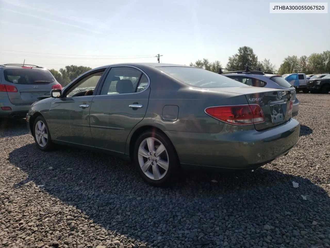 2005 Lexus Es 330 VIN: JTHBA30G055067520 Lot: 68744694