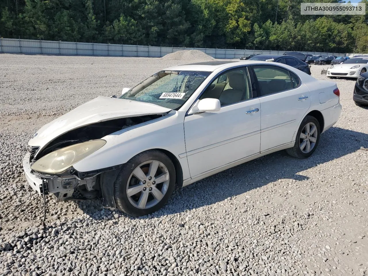 2005 Lexus Es 330 VIN: JTHBA30G955093713 Lot: 68947644