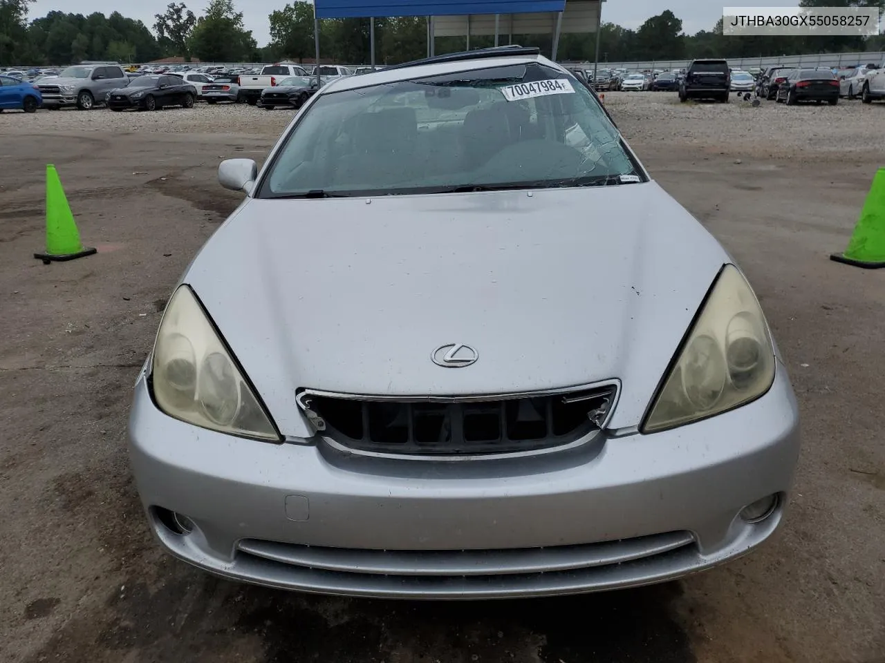 2005 Lexus Es 330 VIN: JTHBA30GX55058257 Lot: 70047984