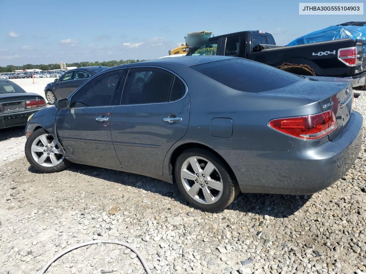 2005 Lexus Es 330 VIN: JTHBA30G555104903 Lot: 70562434