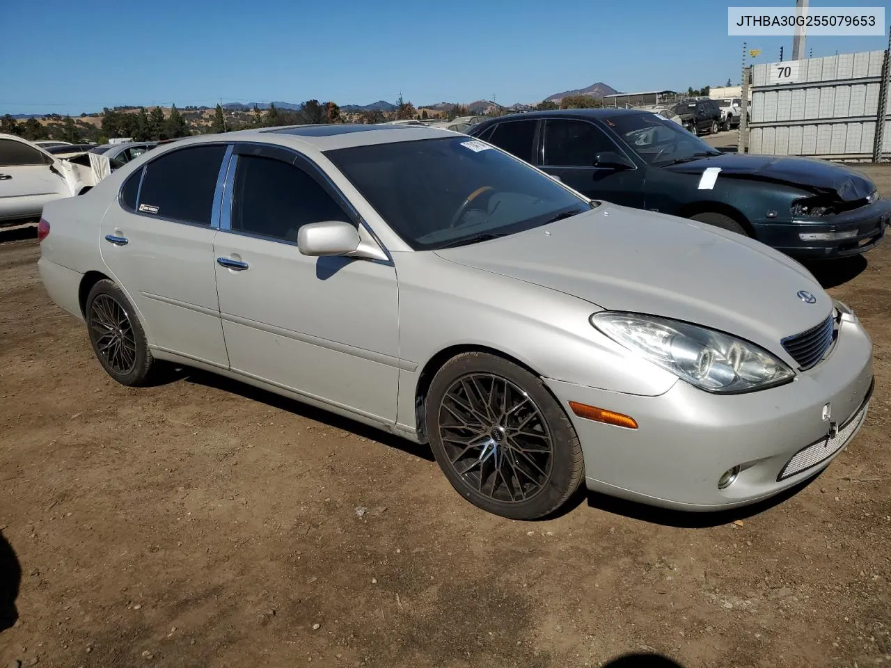 2005 Lexus Es 330 VIN: JTHBA30G255079653 Lot: 71047184