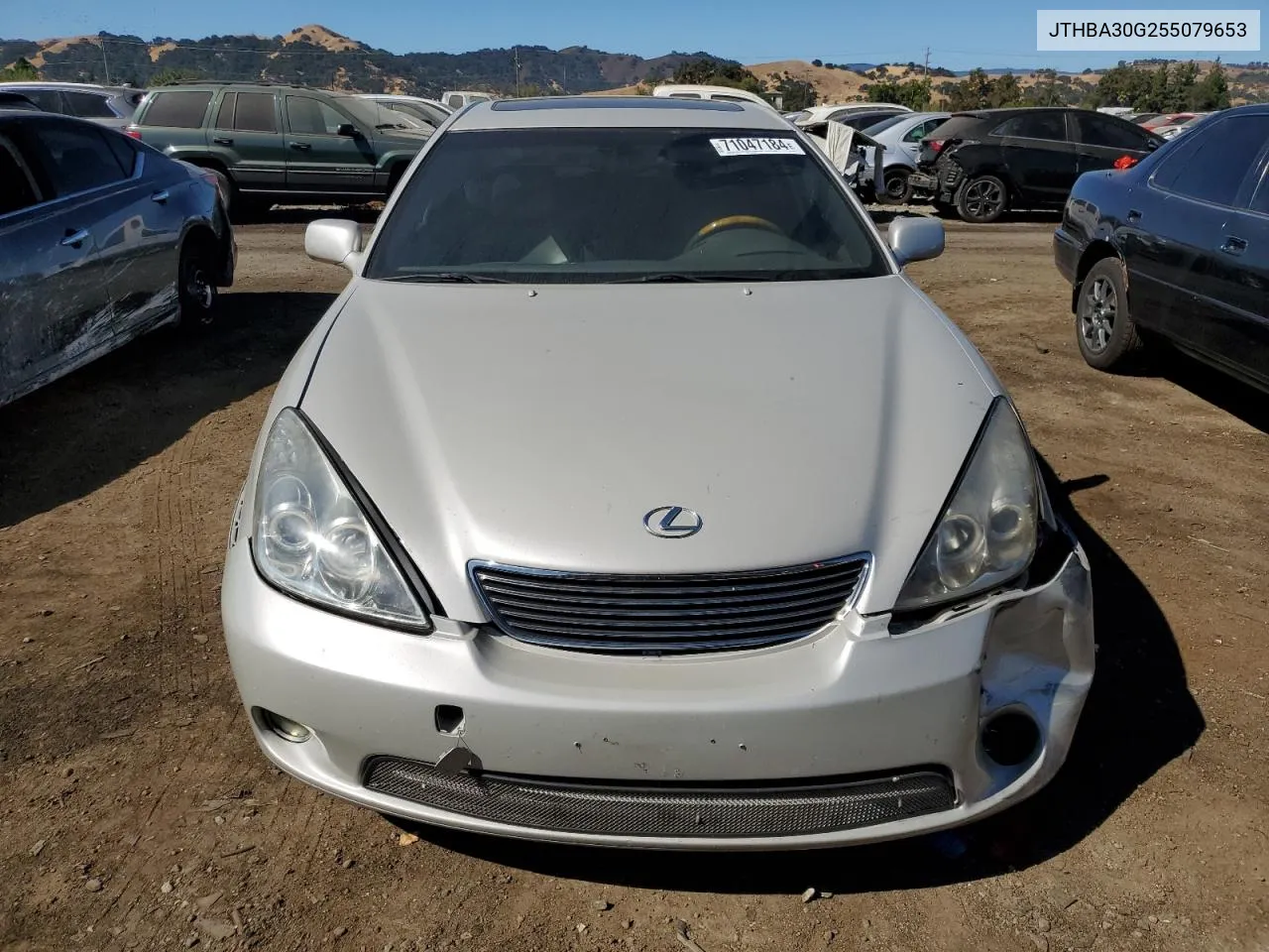 2005 Lexus Es 330 VIN: JTHBA30G255079653 Lot: 71047184