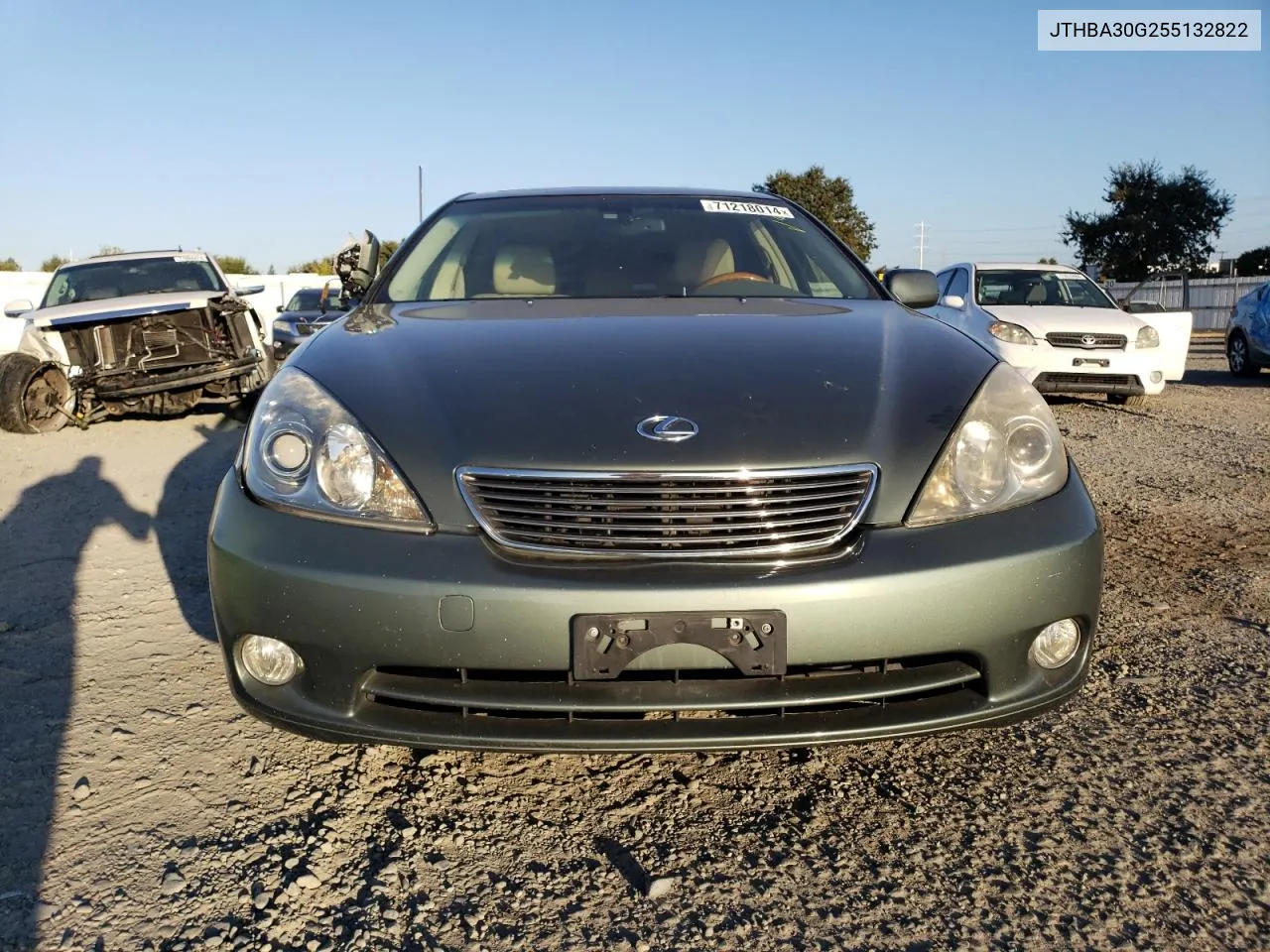 2005 Lexus Es 330 VIN: JTHBA30G255132822 Lot: 71218014