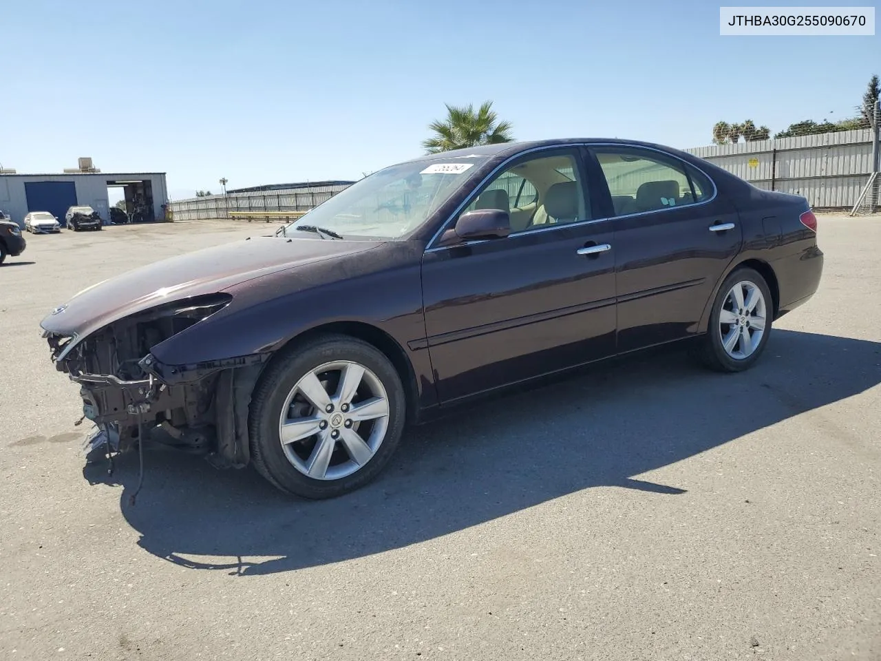 2005 Lexus Es 330 VIN: JTHBA30G255090670 Lot: 71265264