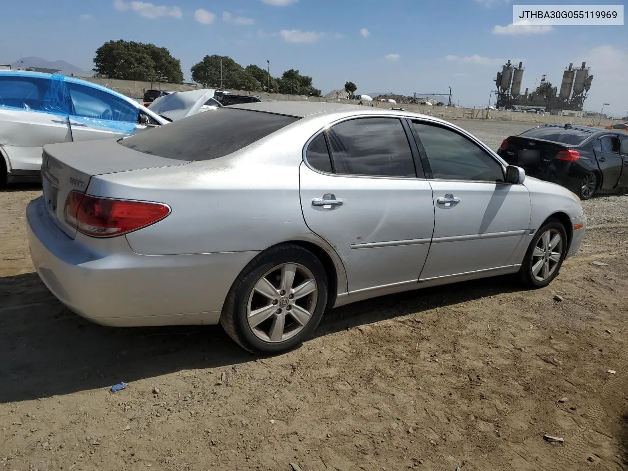 2005 Lexus Es 330 VIN: JTHBA30G055119969 Lot: 71751444