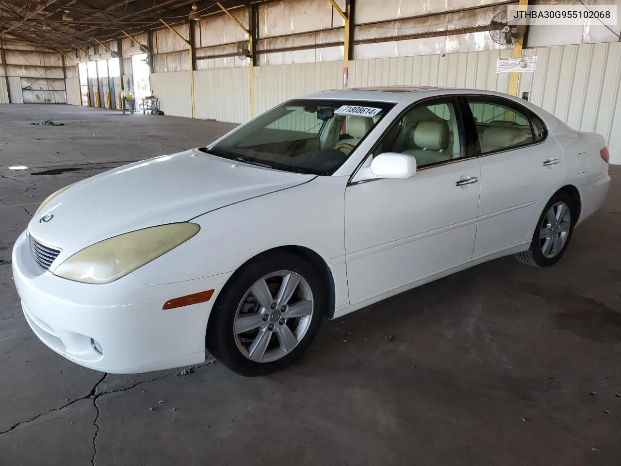 2005 Lexus Es 330 VIN: JTHBA30G955102068 Lot: 71808614