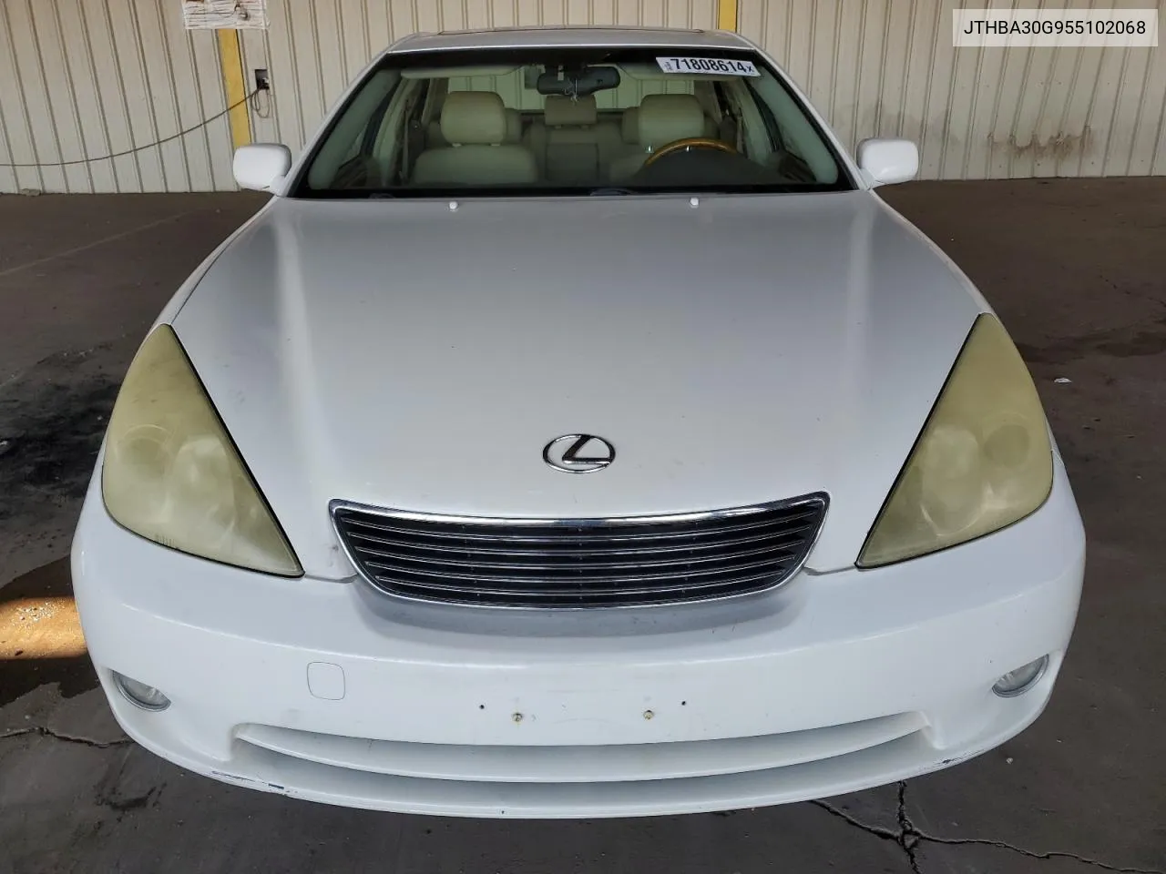 2005 Lexus Es 330 VIN: JTHBA30G955102068 Lot: 71808614