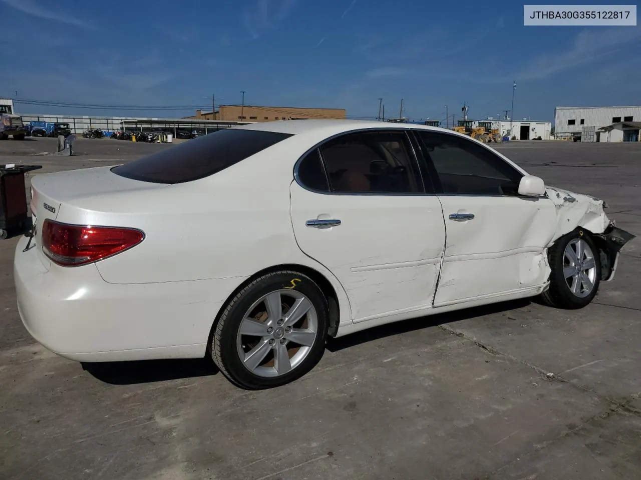 2005 Lexus Es 330 VIN: JTHBA30G355122817 Lot: 72764084