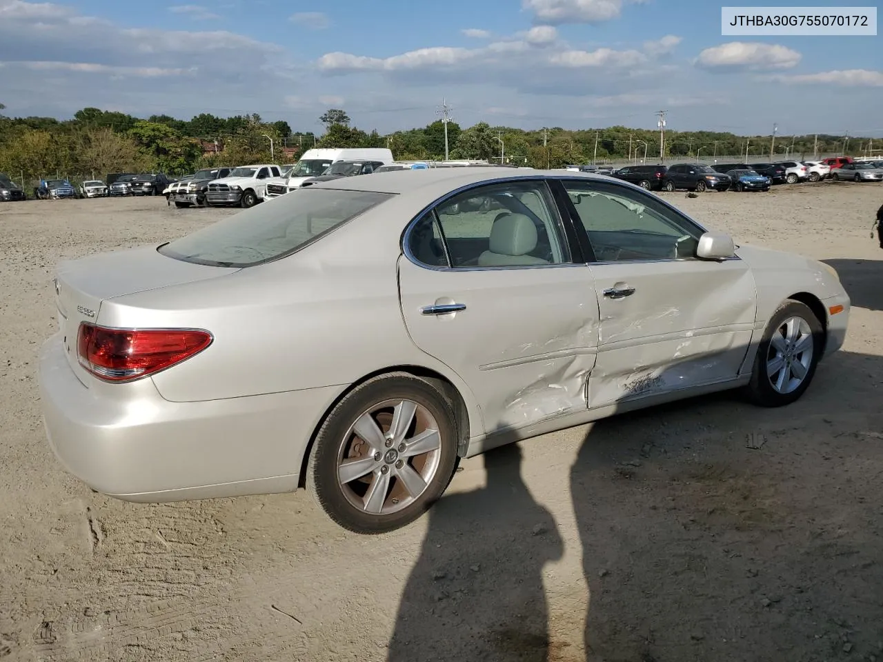 2005 Lexus Es 330 VIN: JTHBA30G755070172 Lot: 72801824