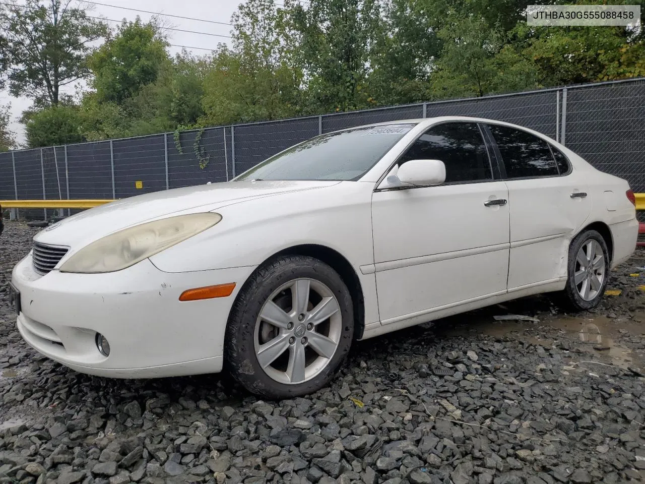 2005 Lexus Es 330 VIN: JTHBA30G555088458 Lot: 72903604