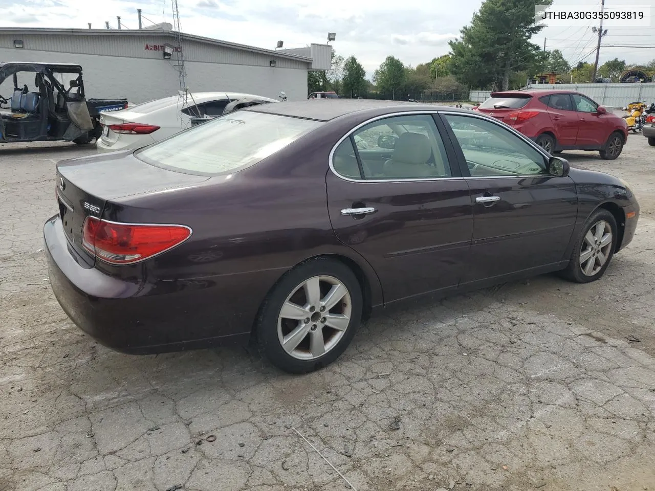 2005 Lexus Es 330 VIN: JTHBA30G355093819 Lot: 72976344