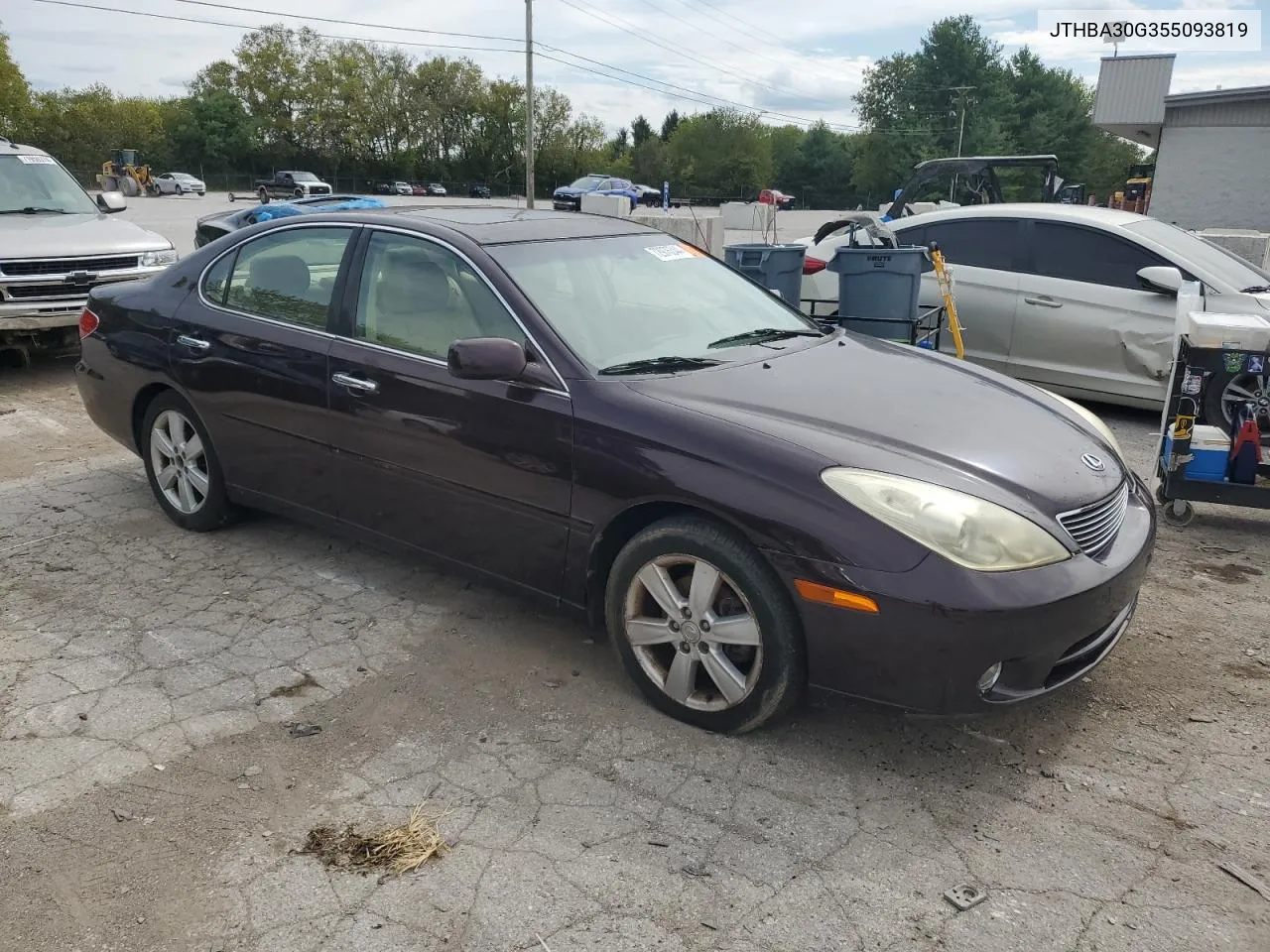 2005 Lexus Es 330 VIN: JTHBA30G355093819 Lot: 72976344