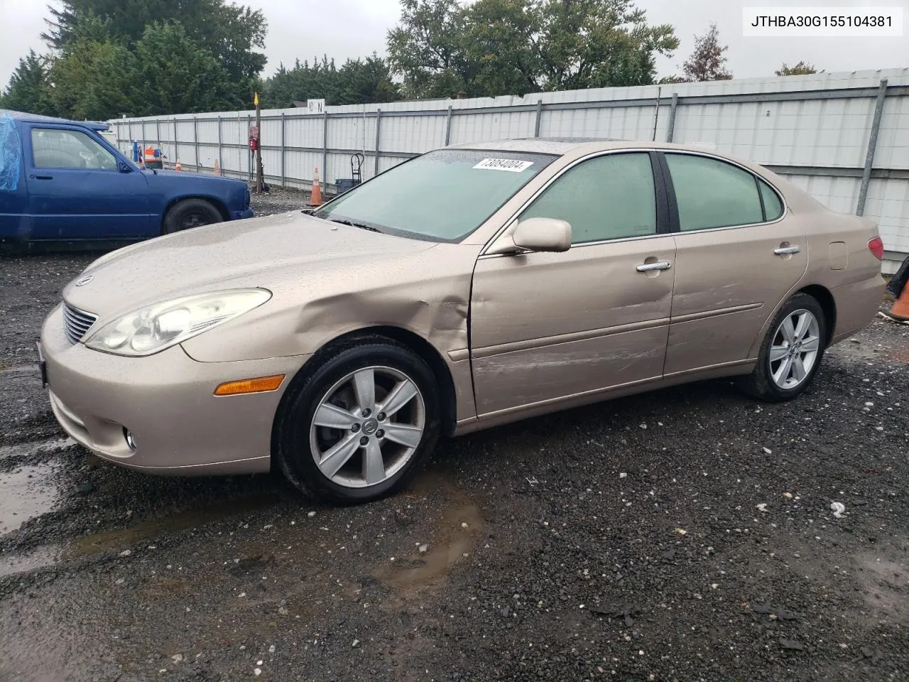 2005 Lexus Es 330 VIN: JTHBA30G155104381 Lot: 73084004