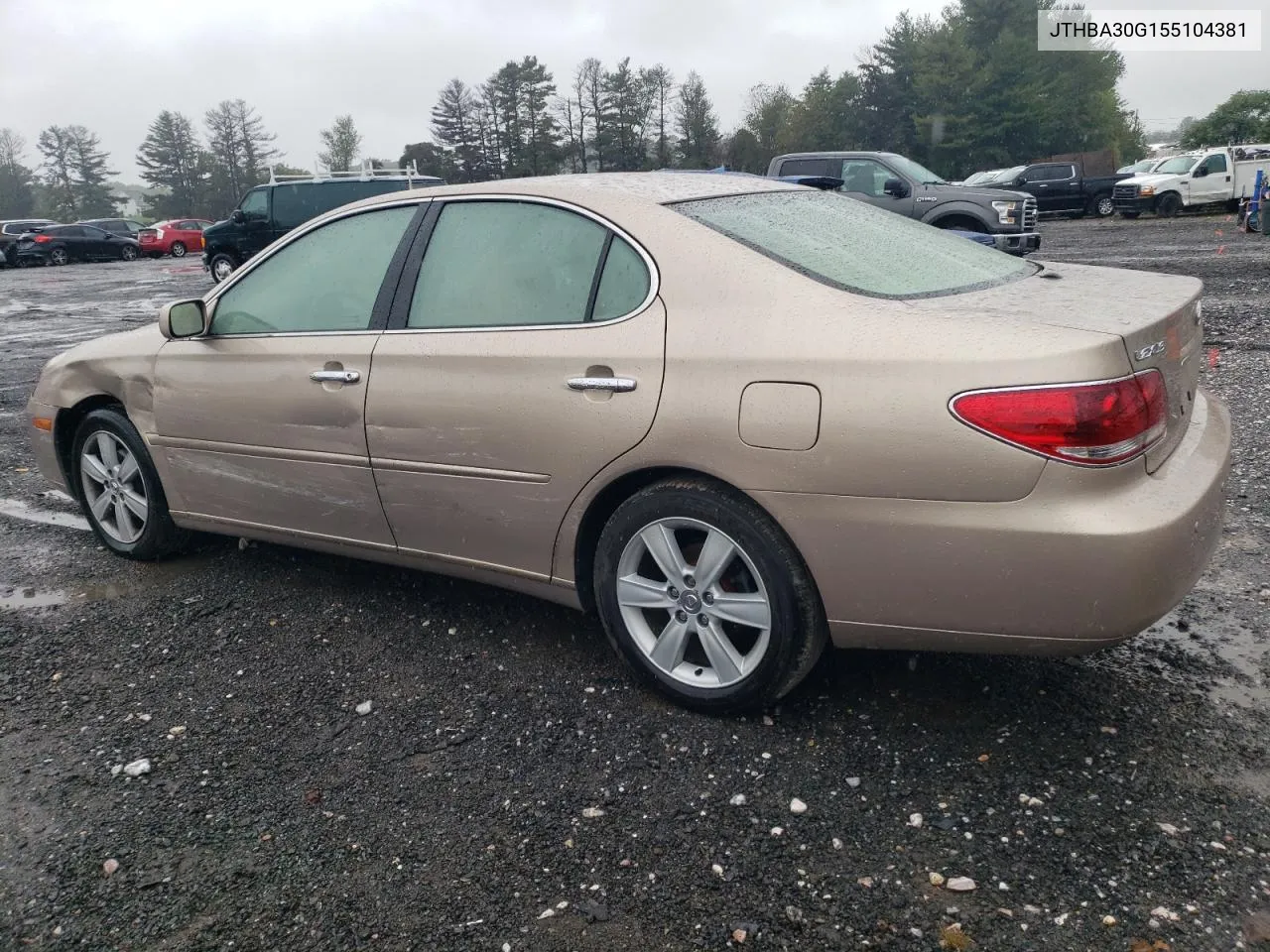 2005 Lexus Es 330 VIN: JTHBA30G155104381 Lot: 73084004