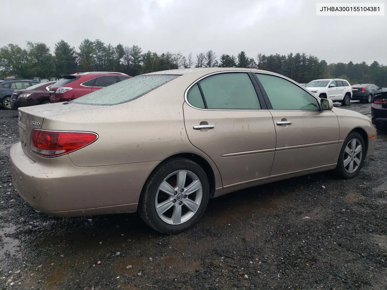 2005 Lexus Es 330 VIN: JTHBA30G155104381 Lot: 73084004