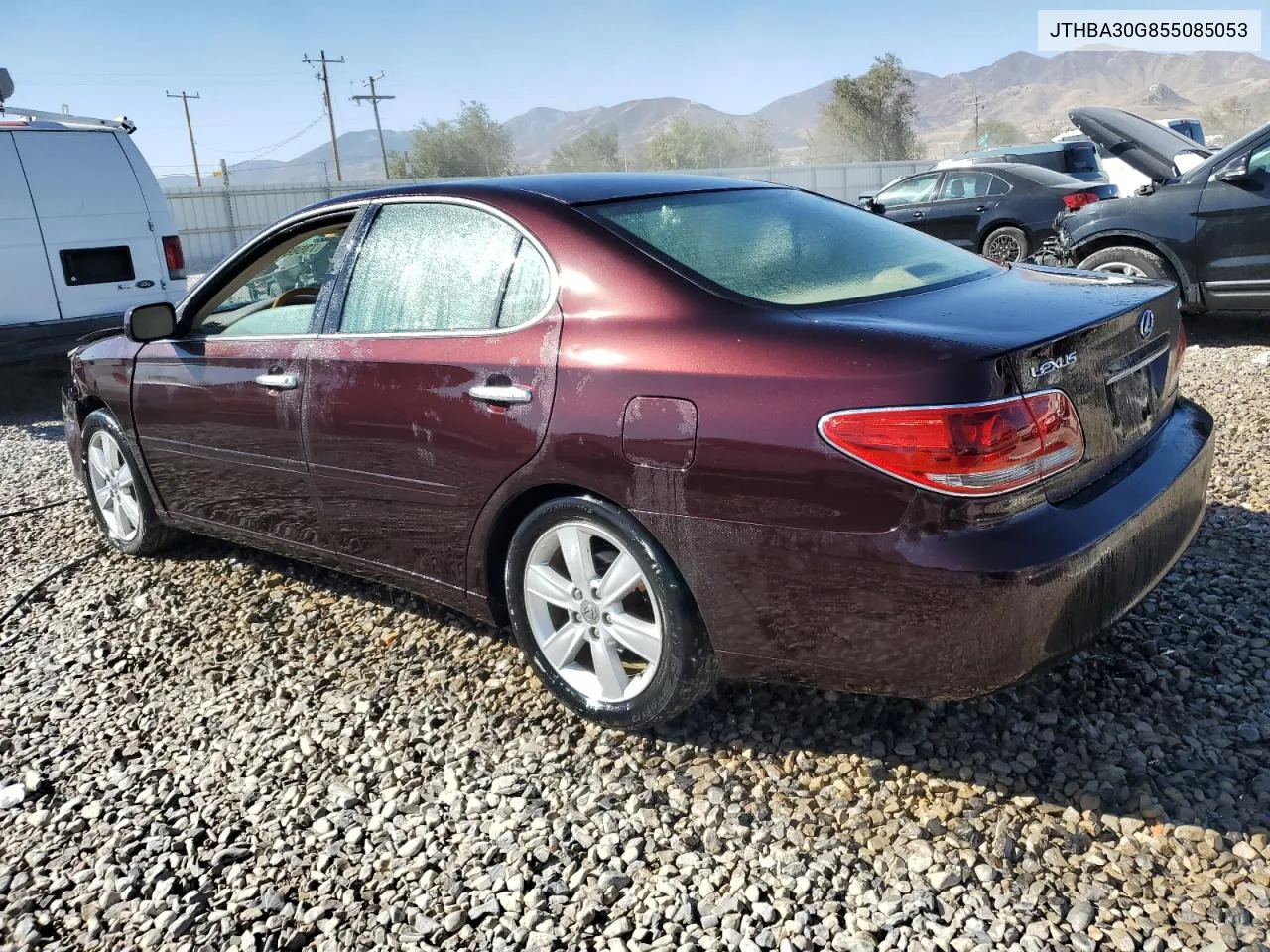 2005 Lexus Es 330 VIN: JTHBA30G855085053 Lot: 73586854