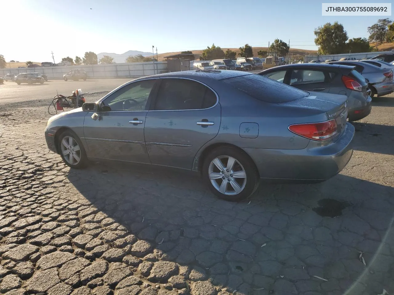 2005 Lexus Es 330 VIN: JTHBA30G755089692 Lot: 74713674