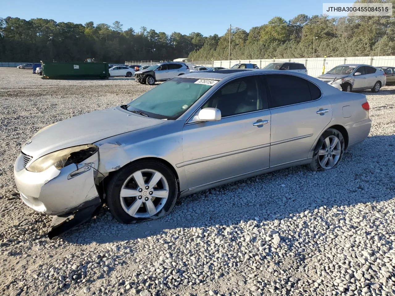 2005 Lexus Es 330 VIN: JTHBA30G455084515 Lot: 76763154