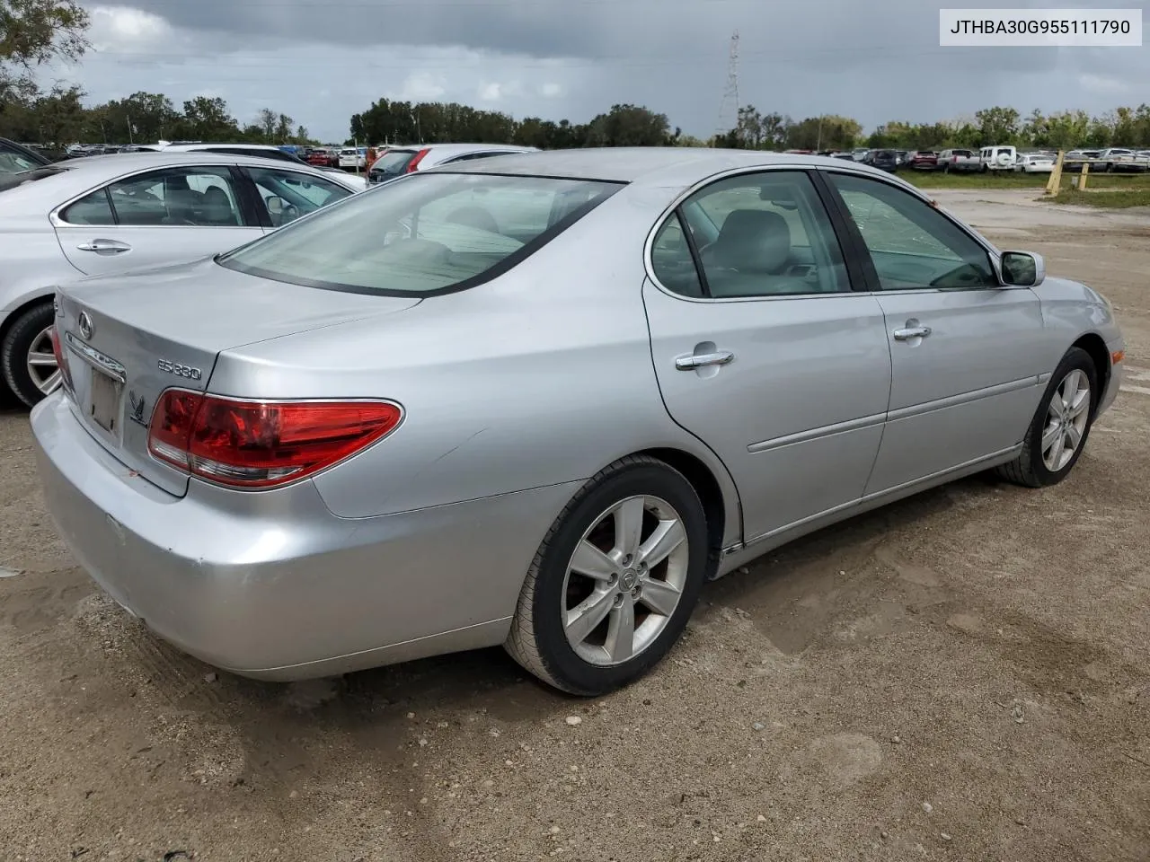 2005 Lexus Es 330 VIN: JTHBA30G955111790 Lot: 78450254