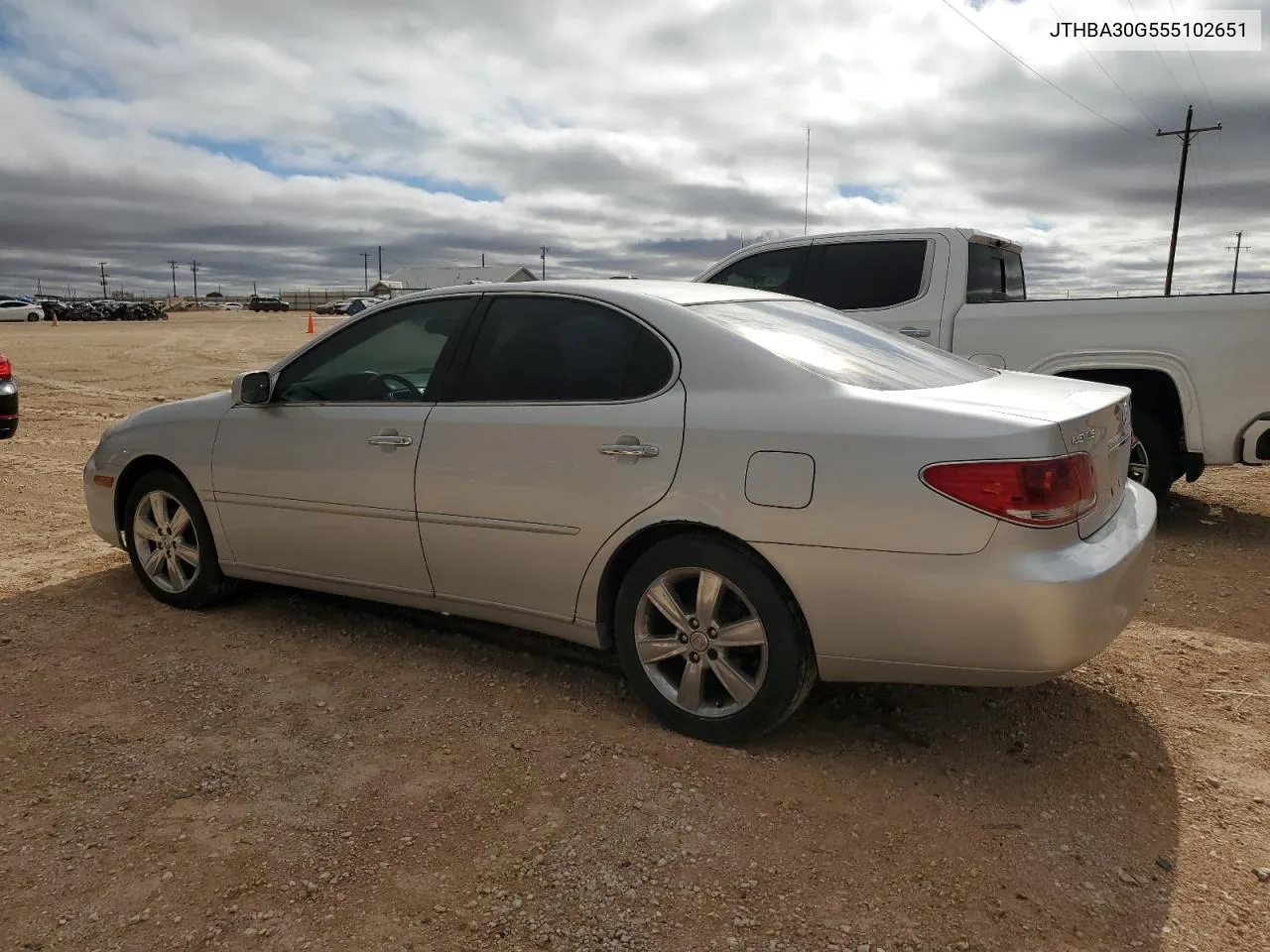 2005 Lexus Es 330 VIN: JTHBA30G555102651 Lot: 79497444