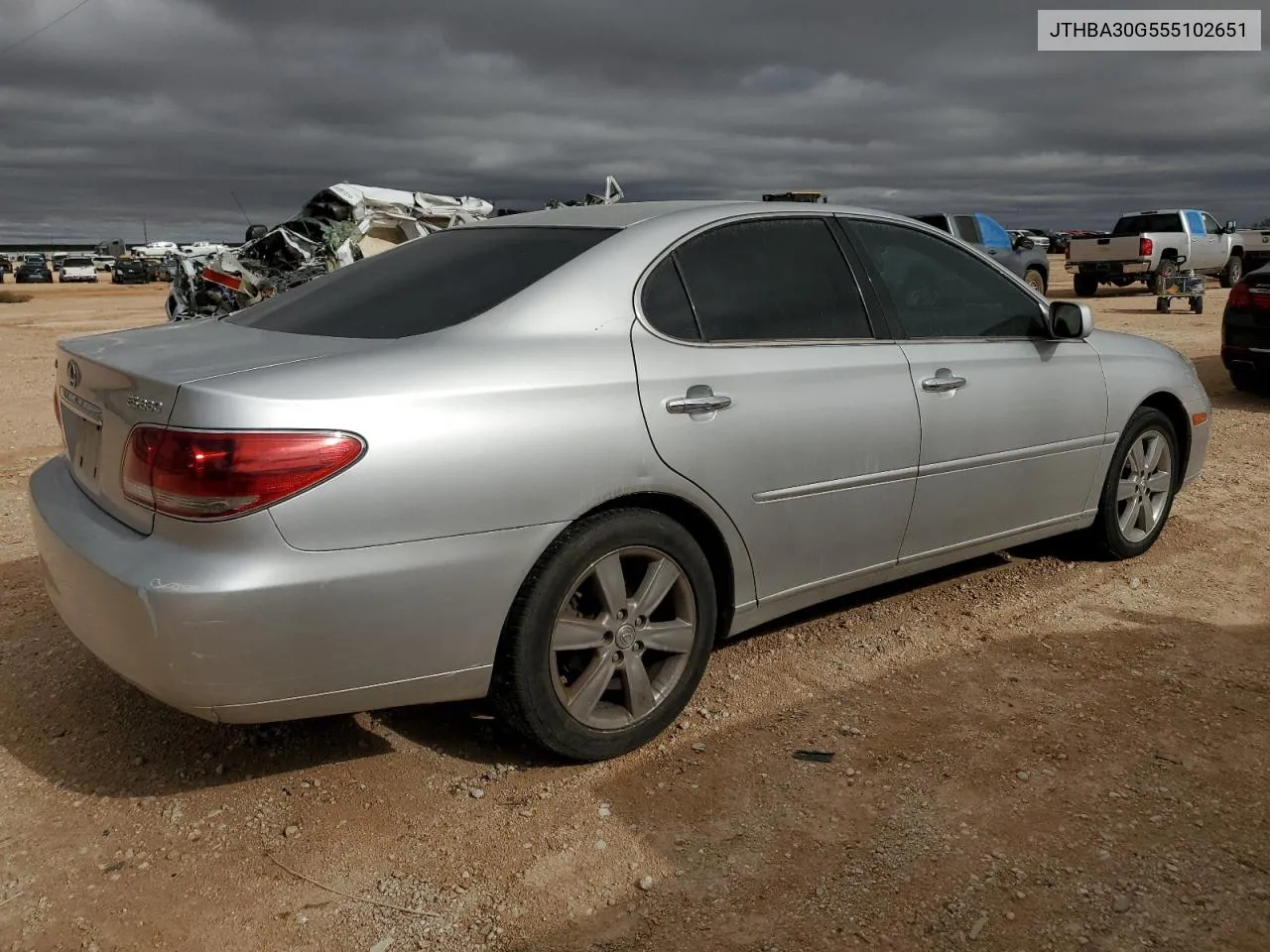 2005 Lexus Es 330 VIN: JTHBA30G555102651 Lot: 79497444