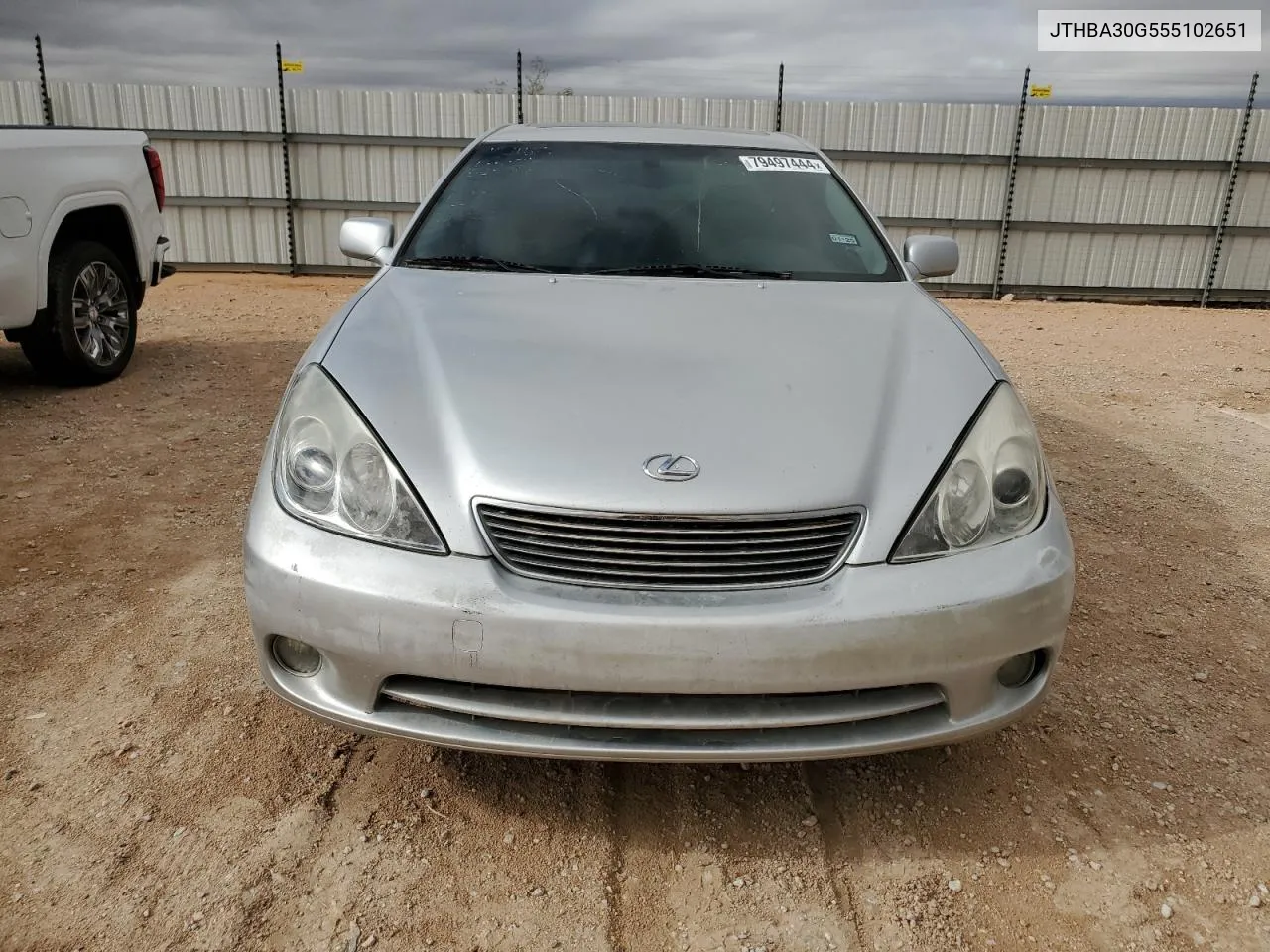 2005 Lexus Es 330 VIN: JTHBA30G555102651 Lot: 79497444