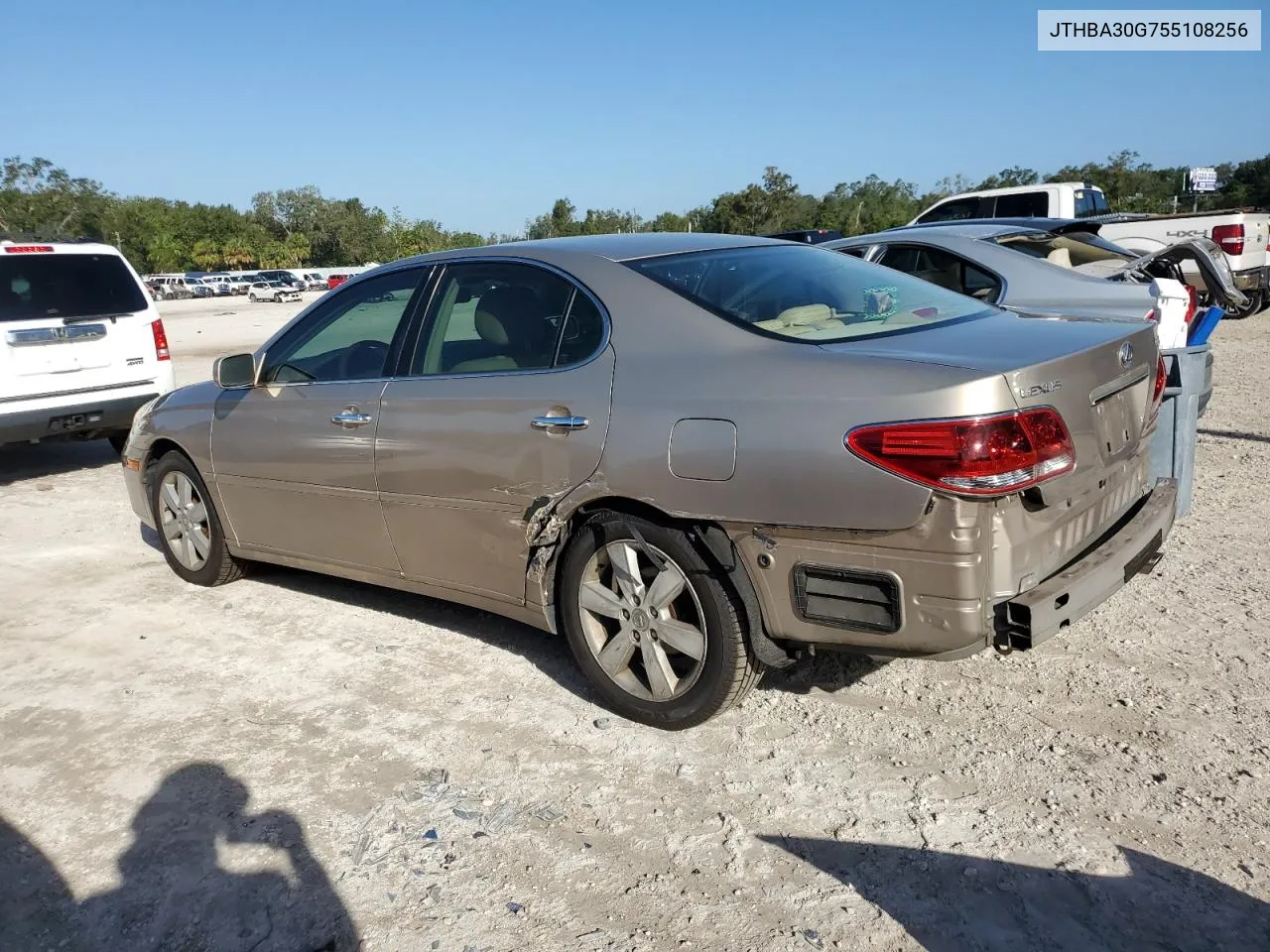 2005 Lexus Es 330 VIN: JTHBA30G755108256 Lot: 79520424