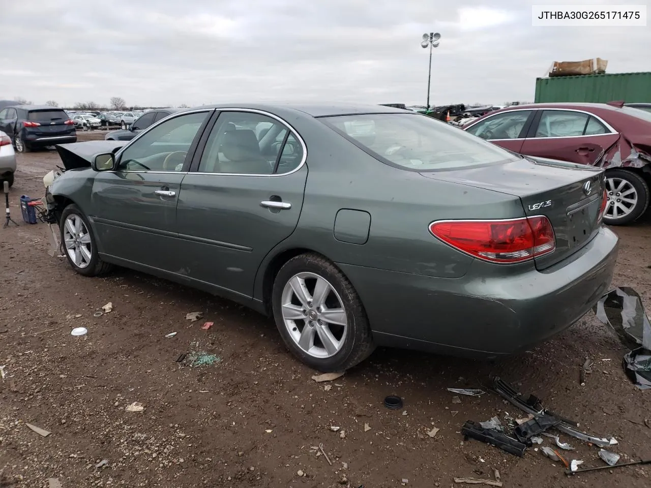 2006 Lexus Es 330 VIN: JTHBA30G265171475 Lot: 58205524