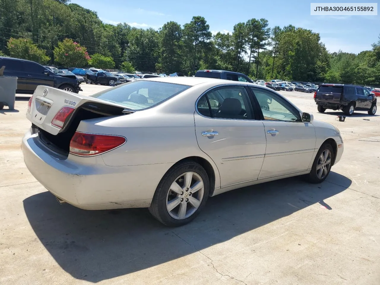 2006 Lexus Es 330 VIN: JTHBA30G465155892 Lot: 61895554