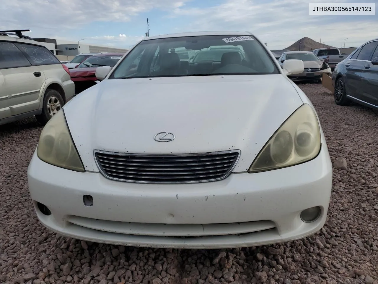 2006 Lexus Es 330 VIN: JTHBA30G565147123 Lot: 69479744