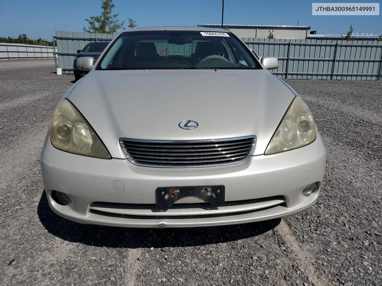 2006 Lexus Es 330 VIN: JTHBA30G965149991 Lot: 70065784