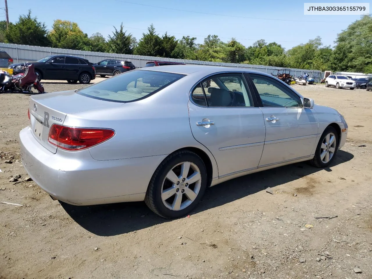 2006 Lexus Es 330 VIN: JTHBA30G365155799 Lot: 70128594