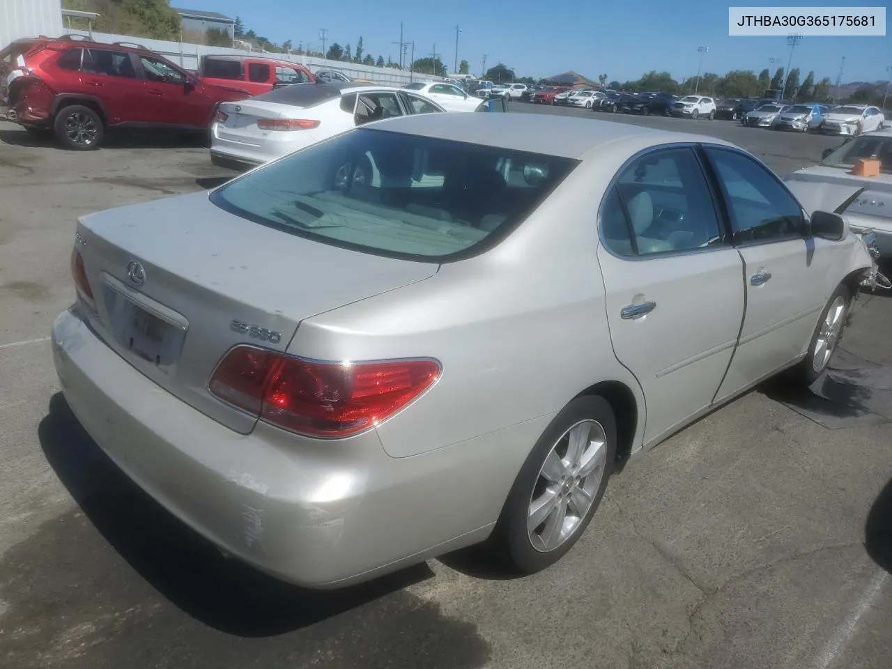 2006 Lexus Es 330 VIN: JTHBA30G365175681 Lot: 70505834