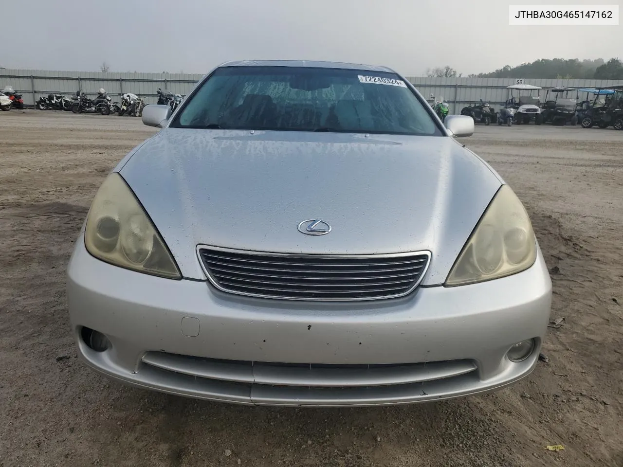 2006 Lexus Es 330 VIN: JTHBA30G465147162 Lot: 72240324