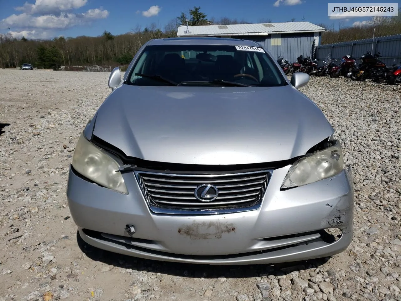 2007 Lexus Es 350 VIN: JTHBJ46G572145243 Lot: 52847814