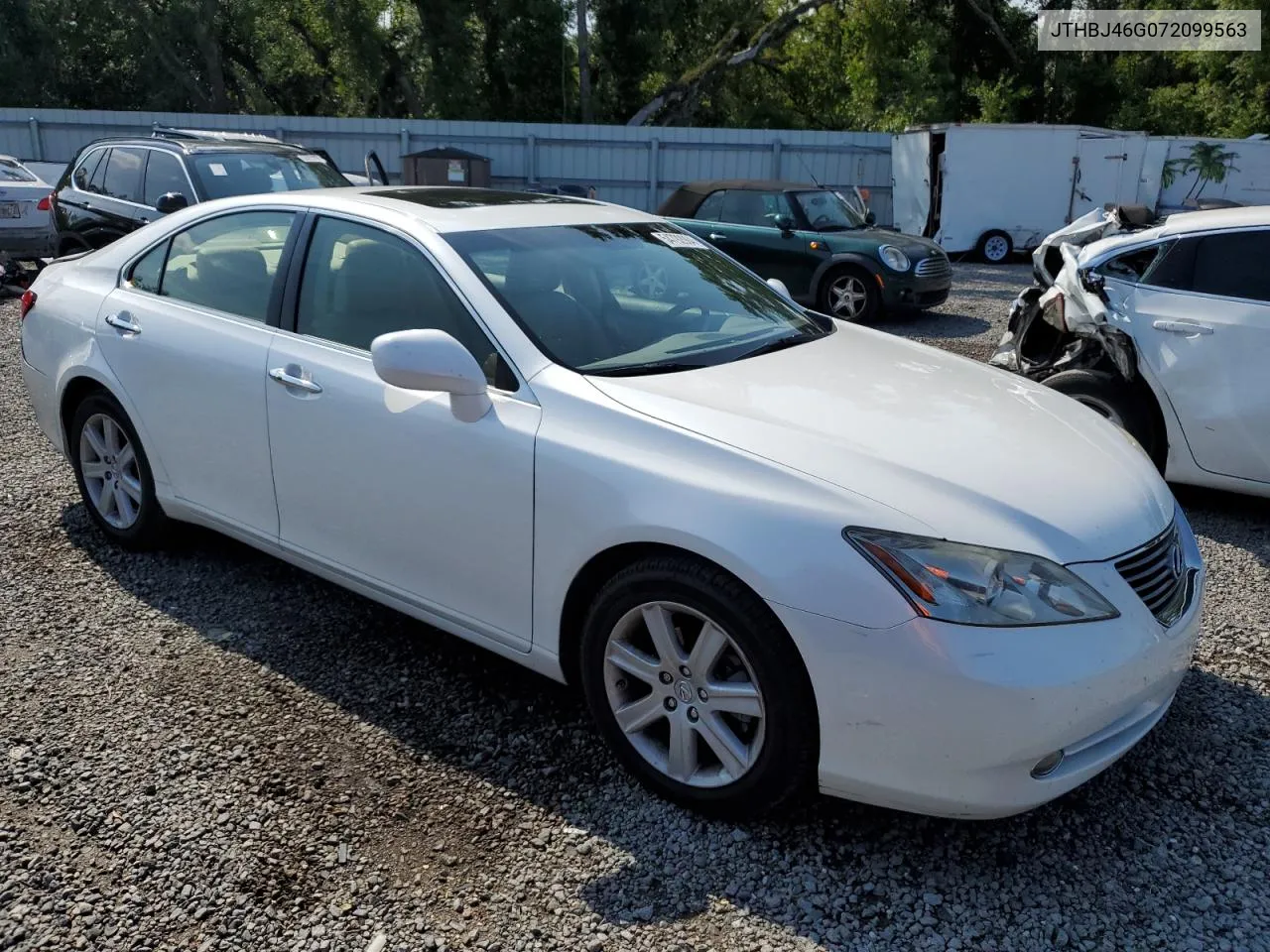 2007 Lexus Es 350 VIN: JTHBJ46G072099563 Lot: 54792984