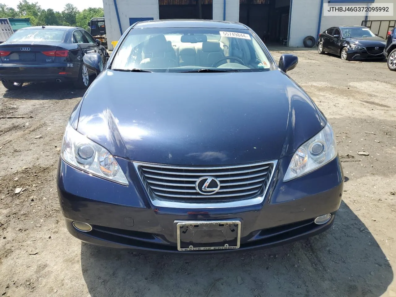 2007 Lexus Es 350 VIN: JTHBJ46G372095992 Lot: 55749844