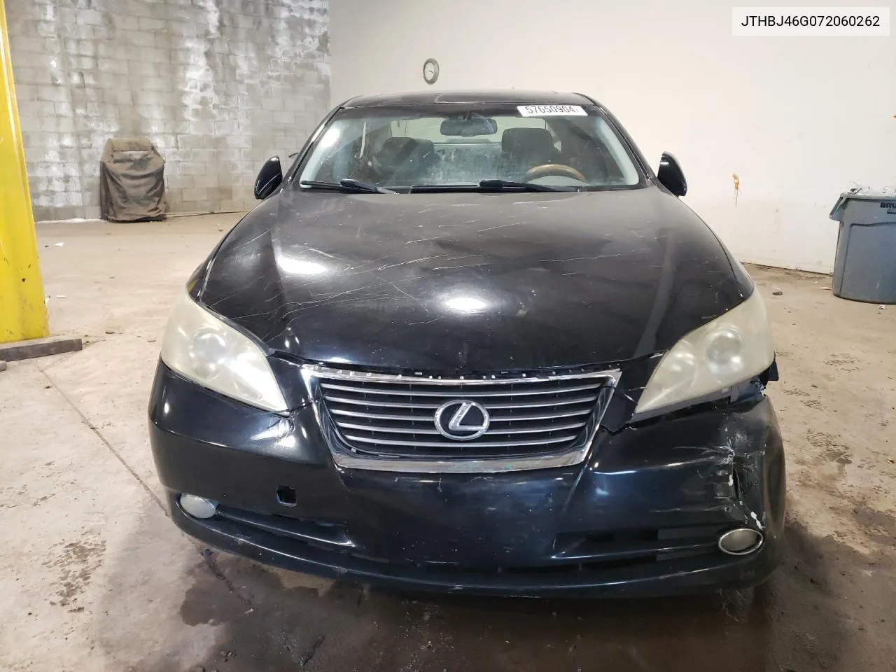 2007 Lexus Es 350 VIN: JTHBJ46G072060262 Lot: 57650904