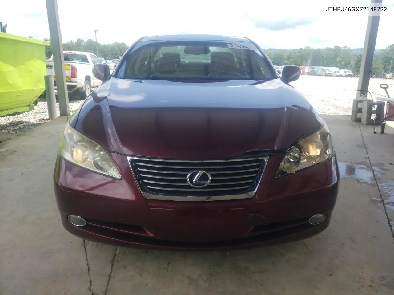 2007 Lexus Es 350 VIN: JTHBJ46GX72148722 Lot: 61306034