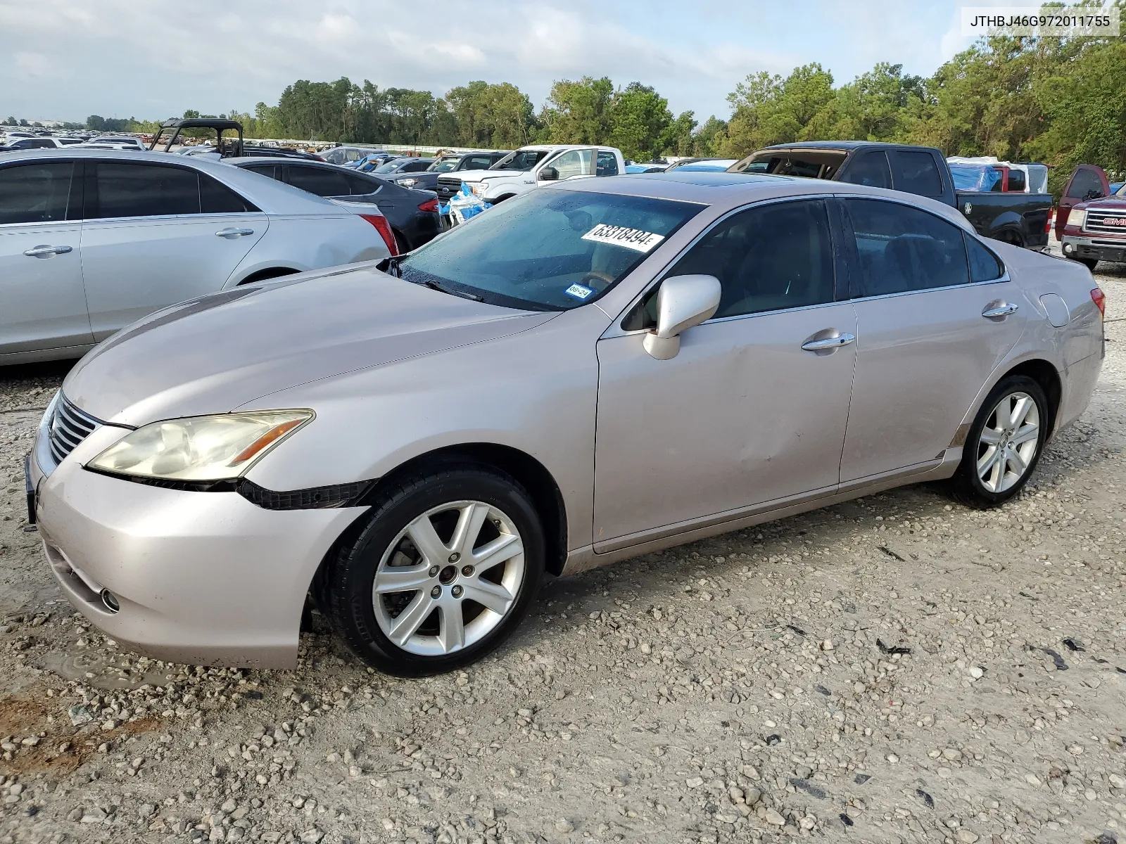 2007 Lexus Es 350 VIN: JTHBJ46G972011755 Lot: 63318494