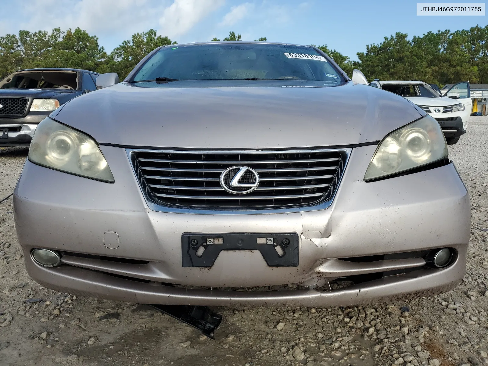 2007 Lexus Es 350 VIN: JTHBJ46G972011755 Lot: 63318494