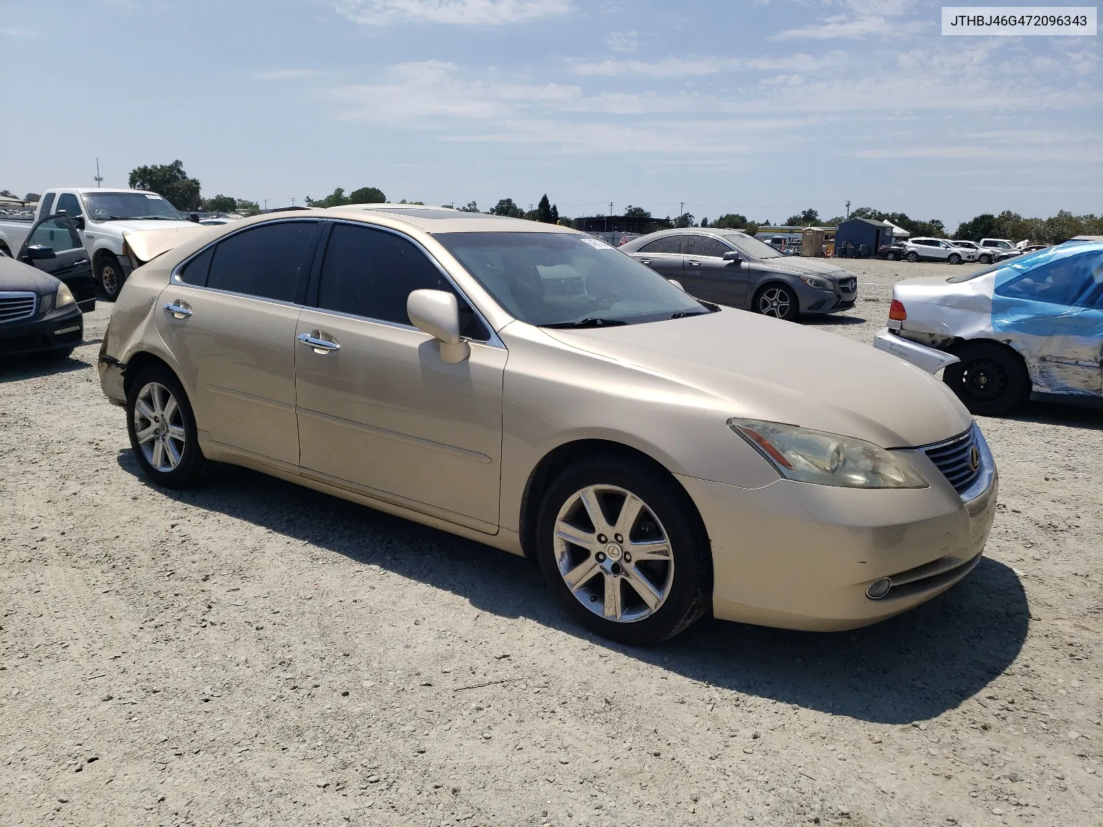 2007 Lexus Es 350 VIN: JTHBJ46G472096343 Lot: 64051224