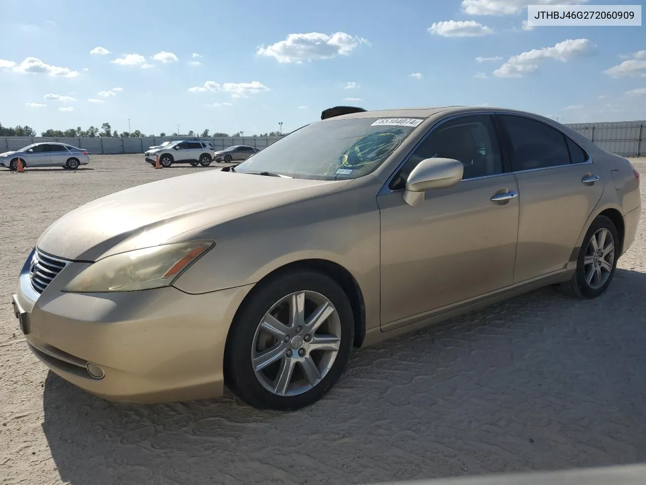 2007 Lexus Es 350 VIN: JTHBJ46G272060909 Lot: 65104074