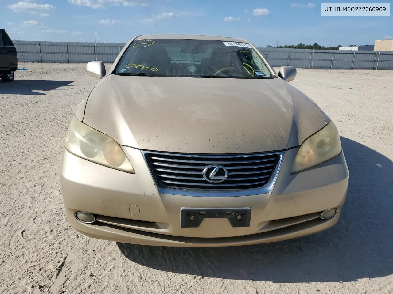 2007 Lexus Es 350 VIN: JTHBJ46G272060909 Lot: 65104074