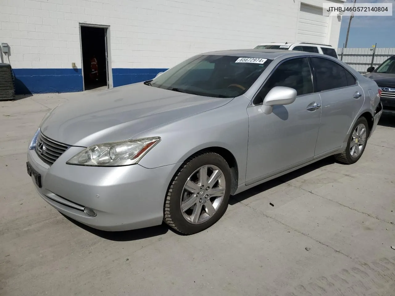 2007 Lexus Es 350 VIN: JTHBJ46G572140804 Lot: 65672974