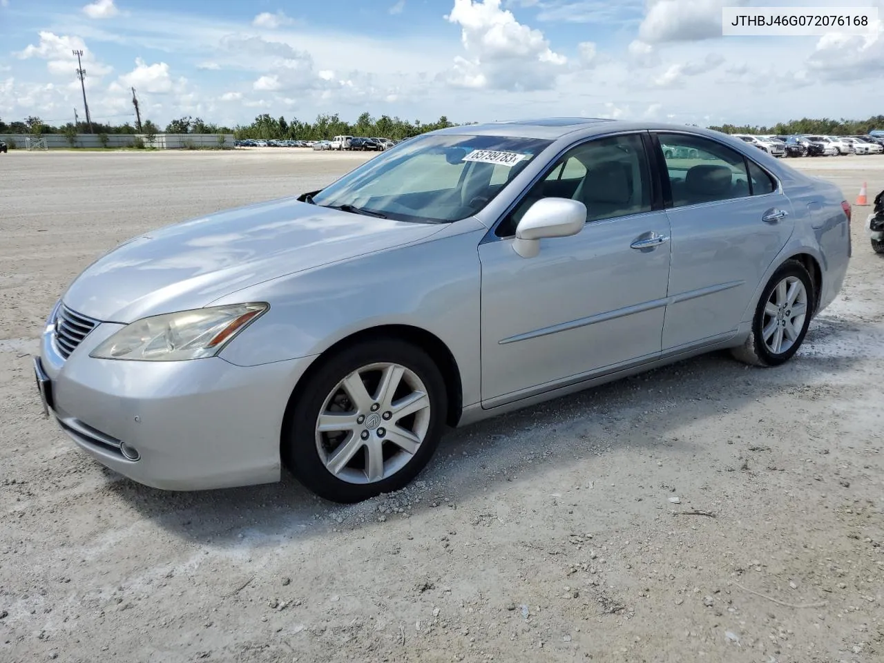 2007 Lexus Es 350 VIN: JTHBJ46G072076168 Lot: 65799783