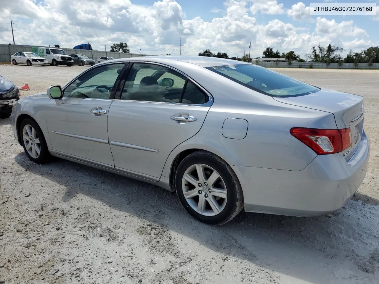 2007 Lexus Es 350 VIN: JTHBJ46G072076168 Lot: 65799783