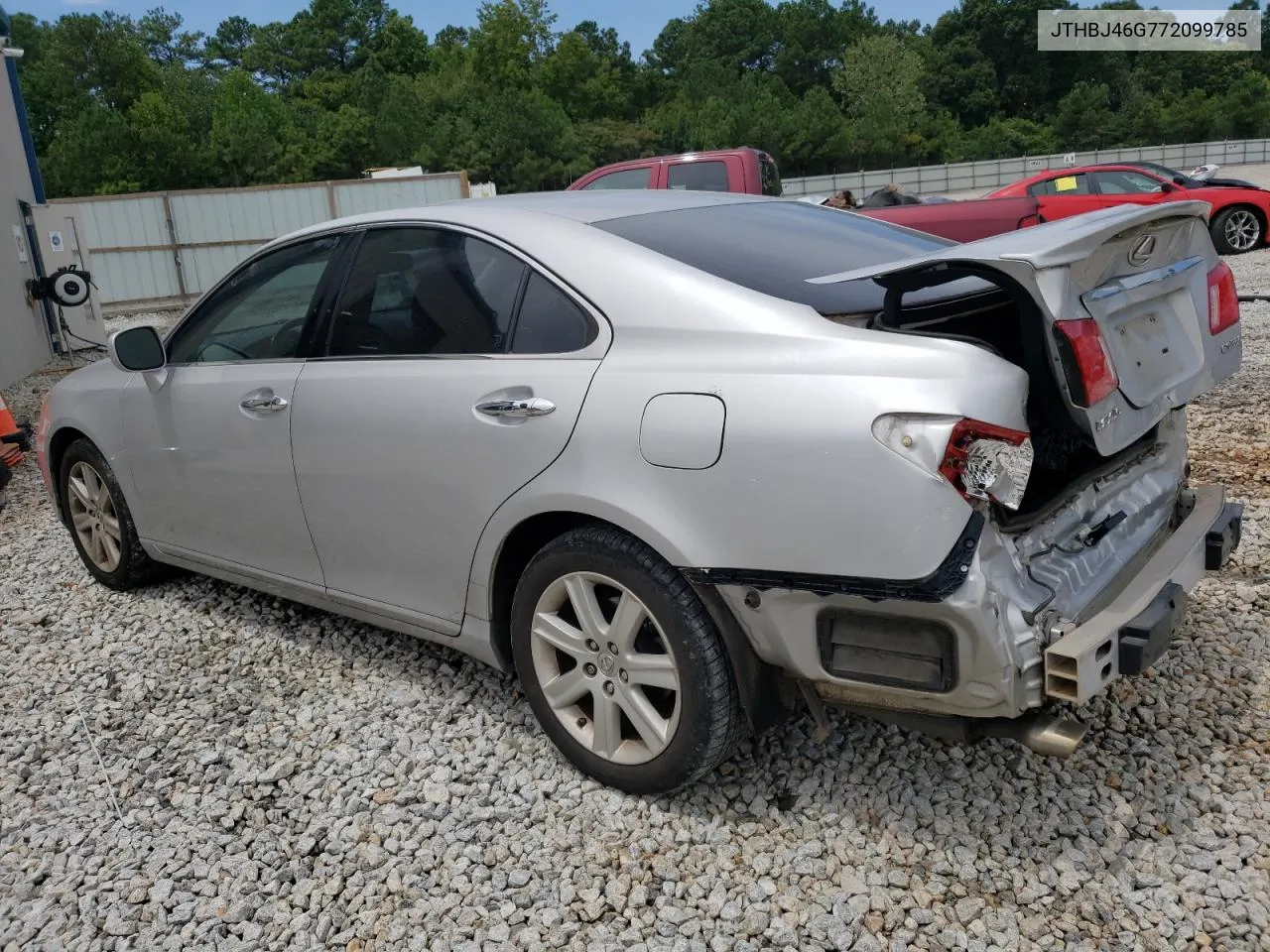 2007 Lexus Es 350 VIN: JTHBJ46G772099785 Lot: 66248364