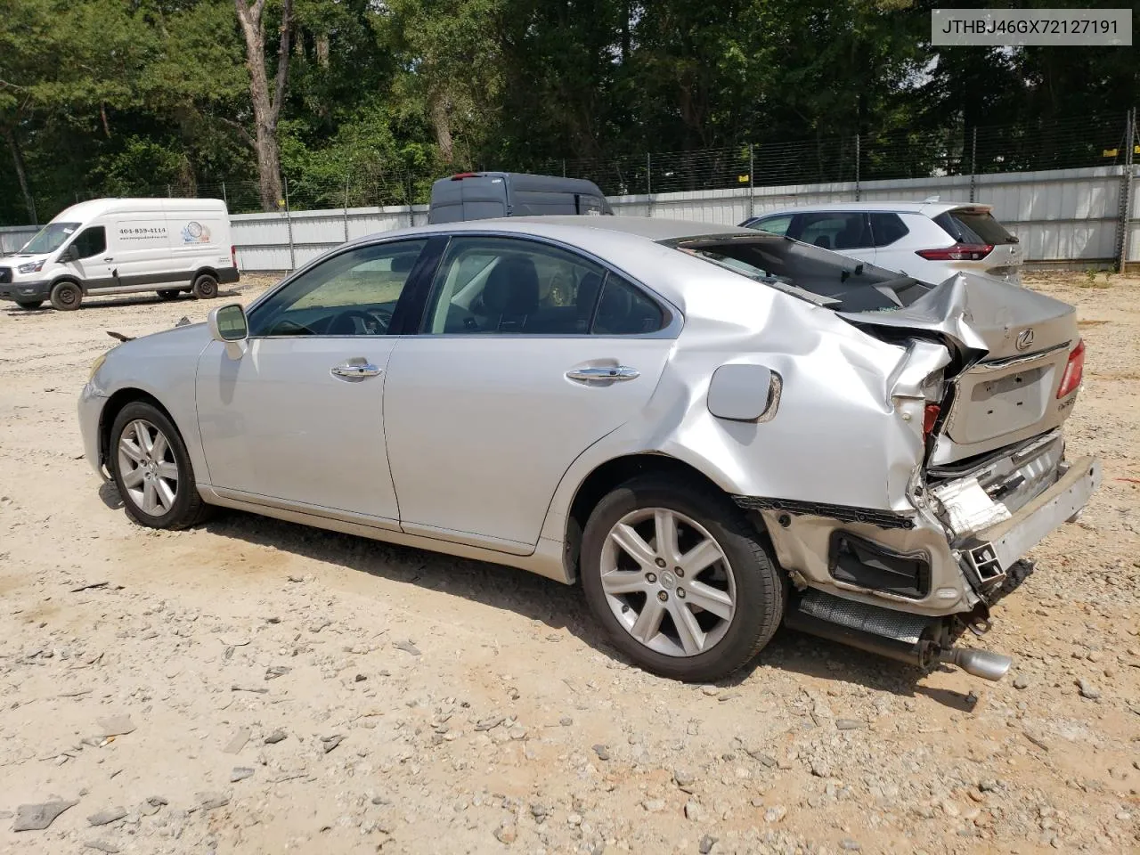 2007 Lexus Es 350 VIN: JTHBJ46GX72127191 Lot: 67541454