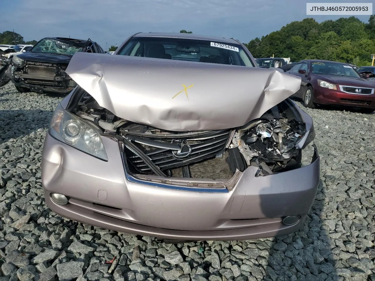 2007 Lexus Es 350 VIN: JTHBJ46G572005953 Lot: 67925434